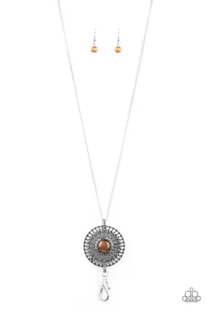 So Solar- Brown Lanyard