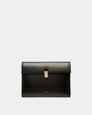 Soryan Leather Portfolio In Black