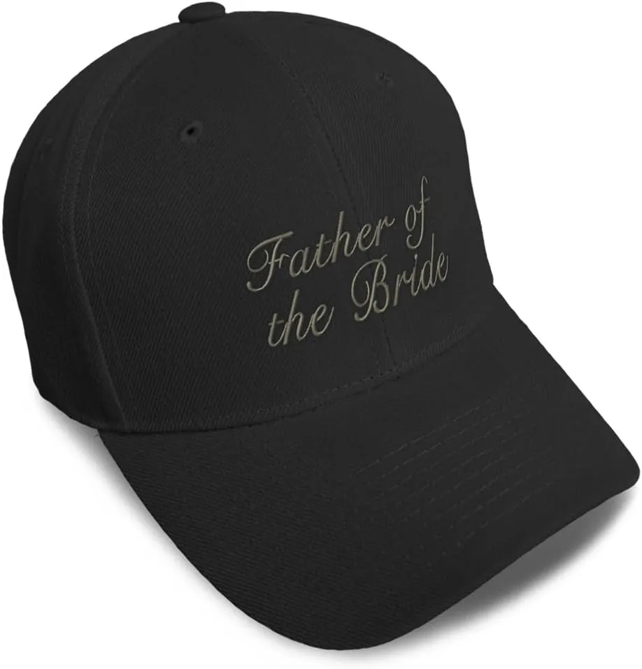 Speedy Pros Baseball Caps for Men & Women Embroidered Father of The Bride A Embroidery Ladies & Men Baseball Hats