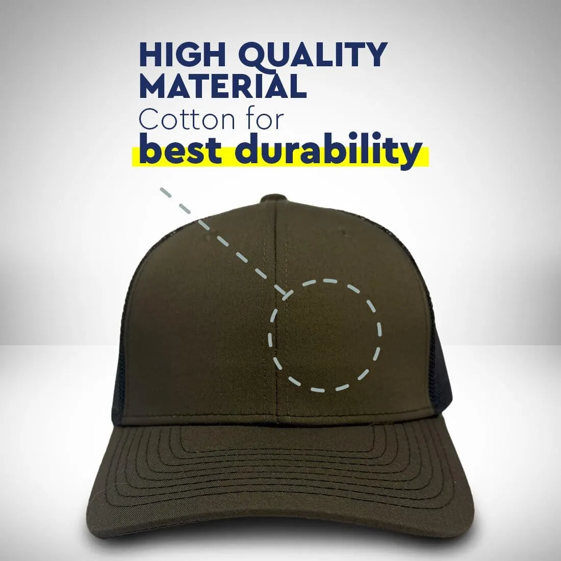 Speedy Pros Mesh Cap Hat Embroidered Hey Buddy Friend Bud Dude Trucker Hats for Men & Women Cotton