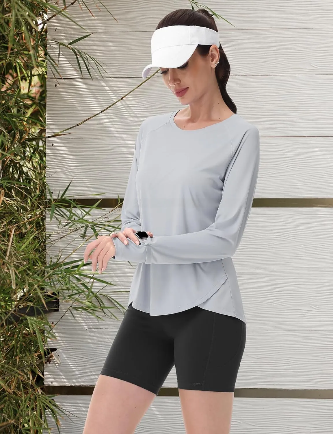 SPEXIAL Women's Sun Shirts UPF 50  UV Protection SPF Long Sleeve Hiking Fishing Running Quick Dry Lightweight Outdoor