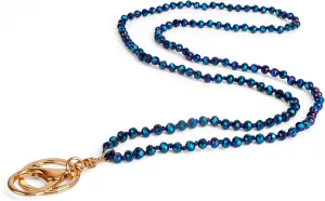 SPUNKYsoul Pretty Cute Colored Lanyard Necklace for id badge key keychain with Beads for Women