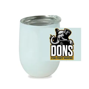 Stemless Wine Cup - white