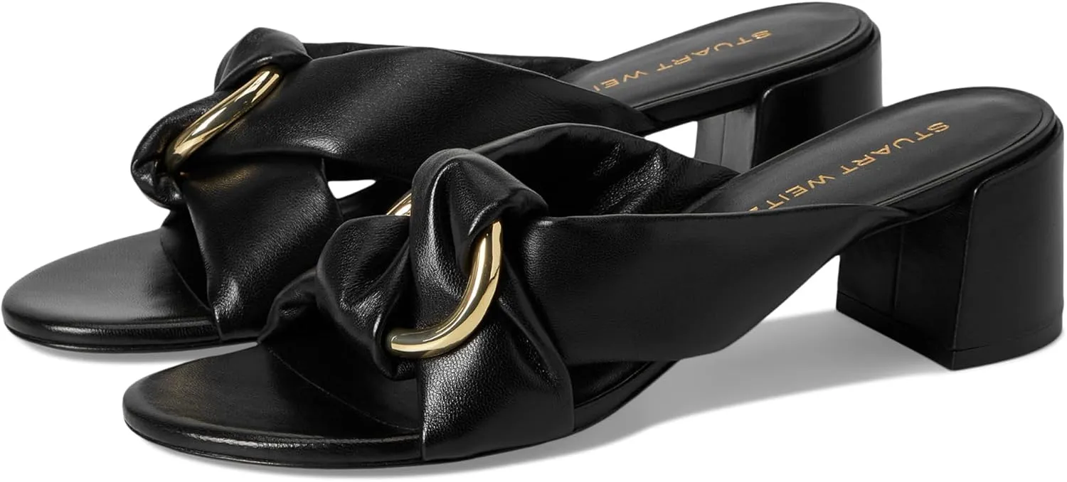 Stuart Weitzman Women's Cece Block Slide 50 Pump