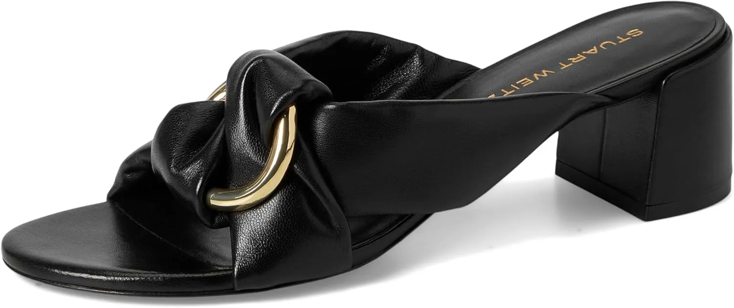 Stuart Weitzman Women's Cece Block Slide 50 Pump