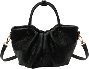 Stylish Senior Bucket Bag Simple Texture Cross Body Bag for Women PU Leather Handbag for Outdoor Trendy 2025