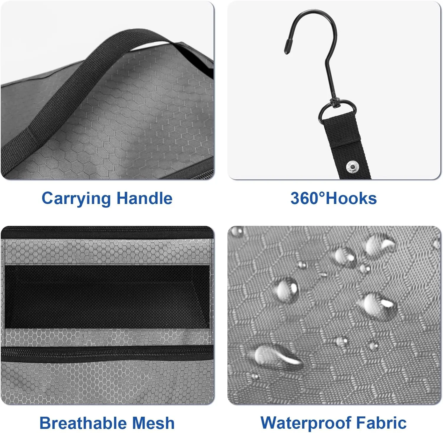 Suitcase Organizer, Travel Luggage Organizer Portable Hanging Travel Shelves Collapsible Hanging Packing Cubes for Carry on Suitcase