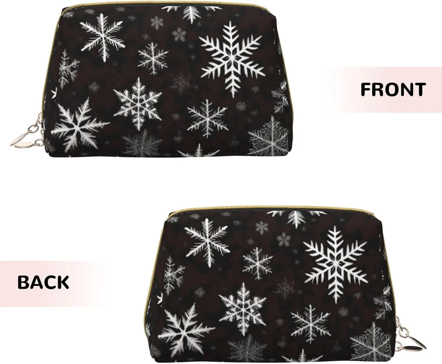 Supernatural Symbols Black Toiletry Pouch, Travel-Friendly Makeup Organizer For Makeup Brushes, Lipsticks