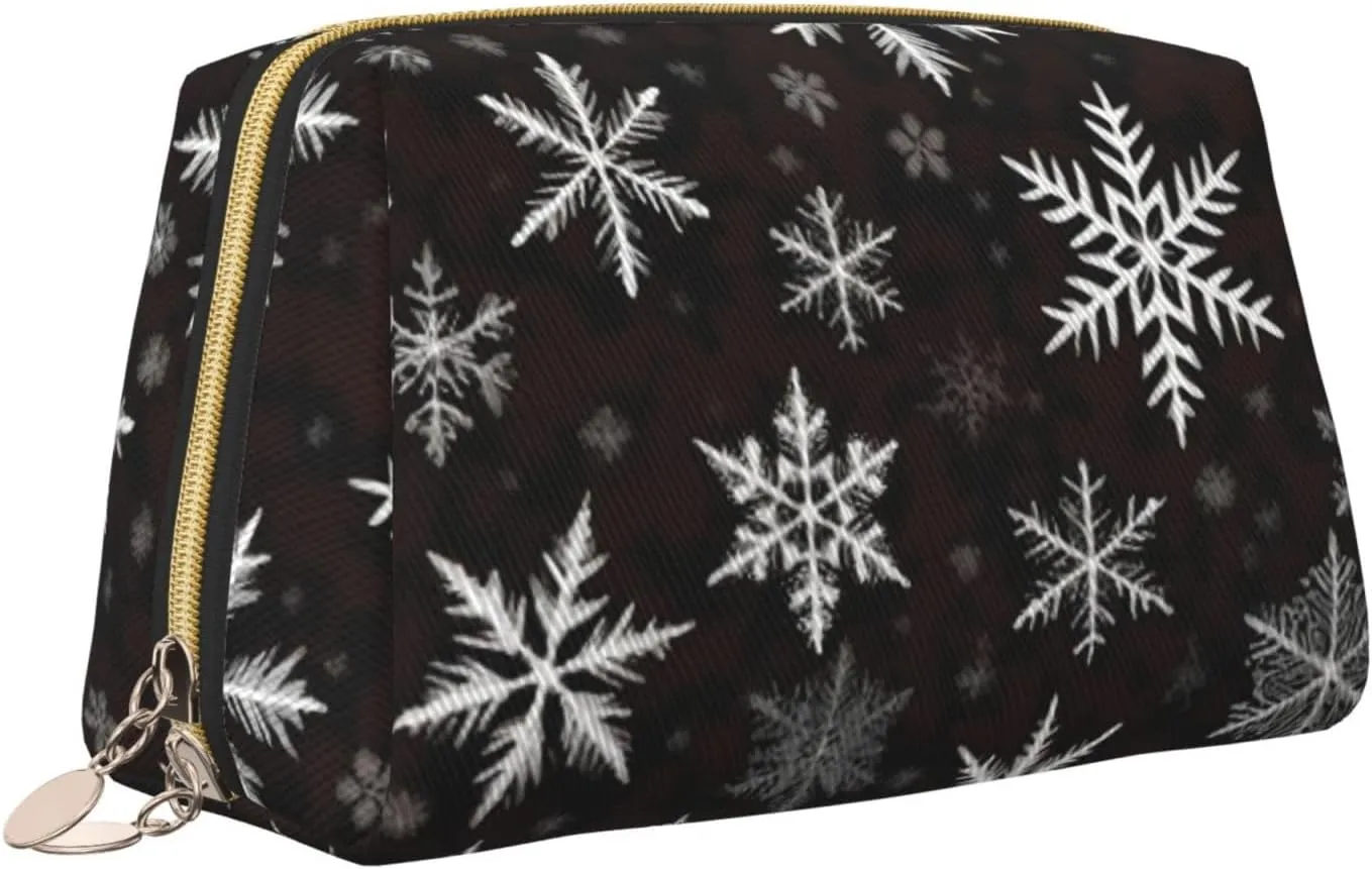 Supernatural Symbols Black Toiletry Pouch, Travel-Friendly Makeup Organizer For Makeup Brushes, Lipsticks