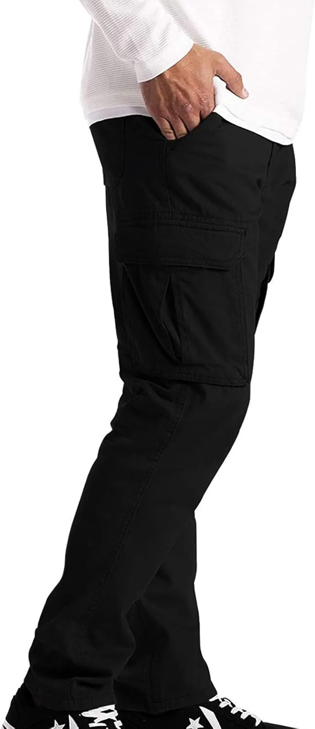 Sweatpants for Men Pants Track Cuff Spliced Solid Color Lace up Workout Pants Drawstring Sweatpants with Pockets
