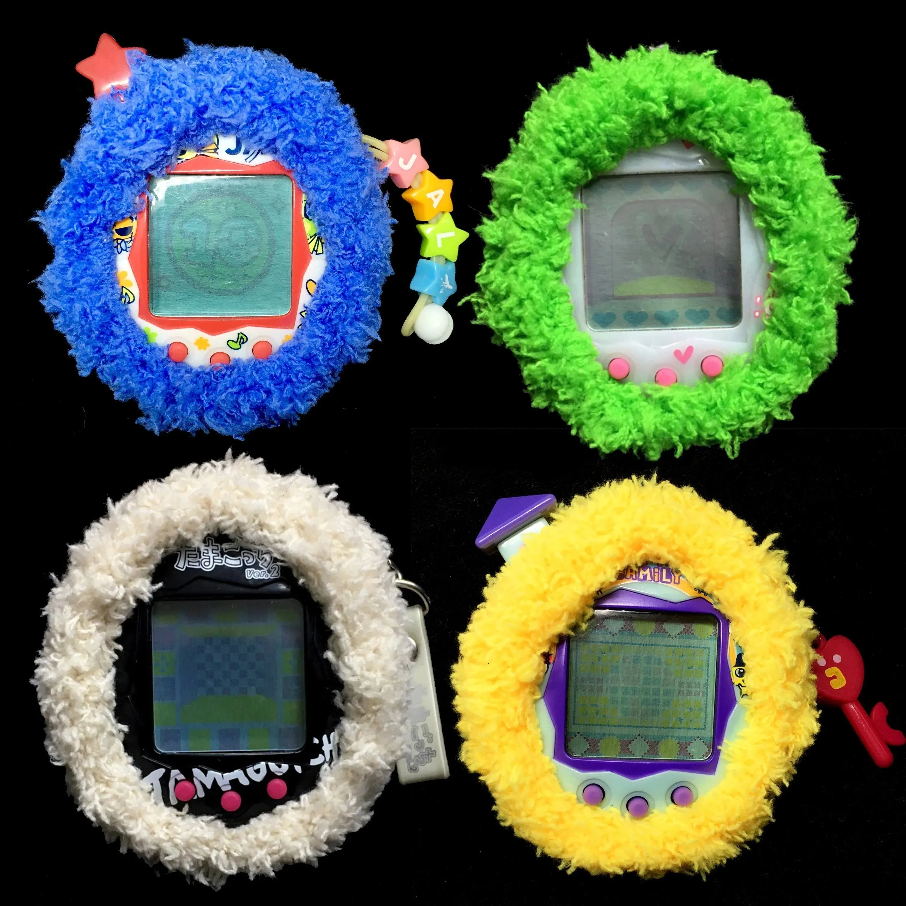 Tamagotchi Fuzzy Cover - Color Tamas & Connections