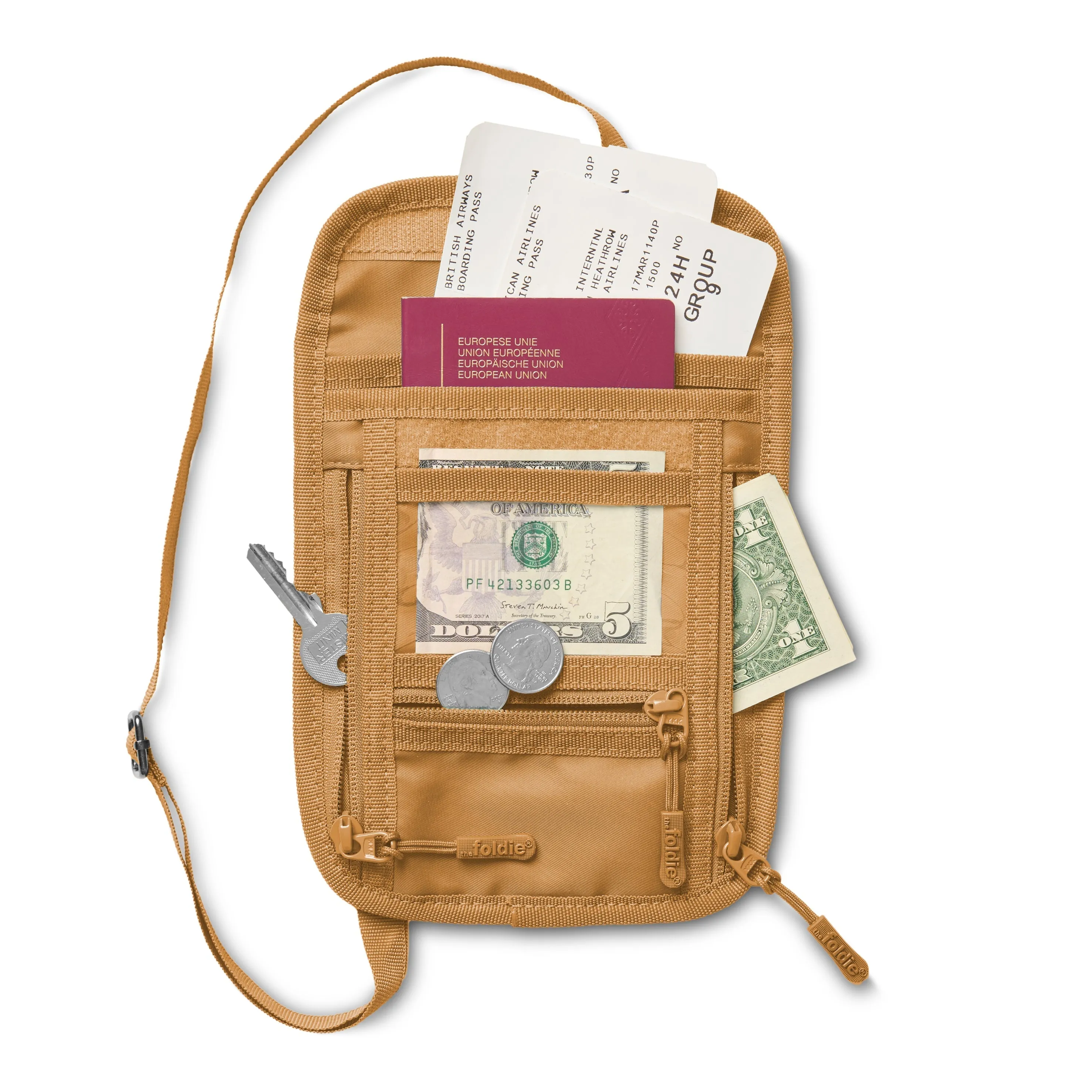 The Foldie® Travel Document Holder