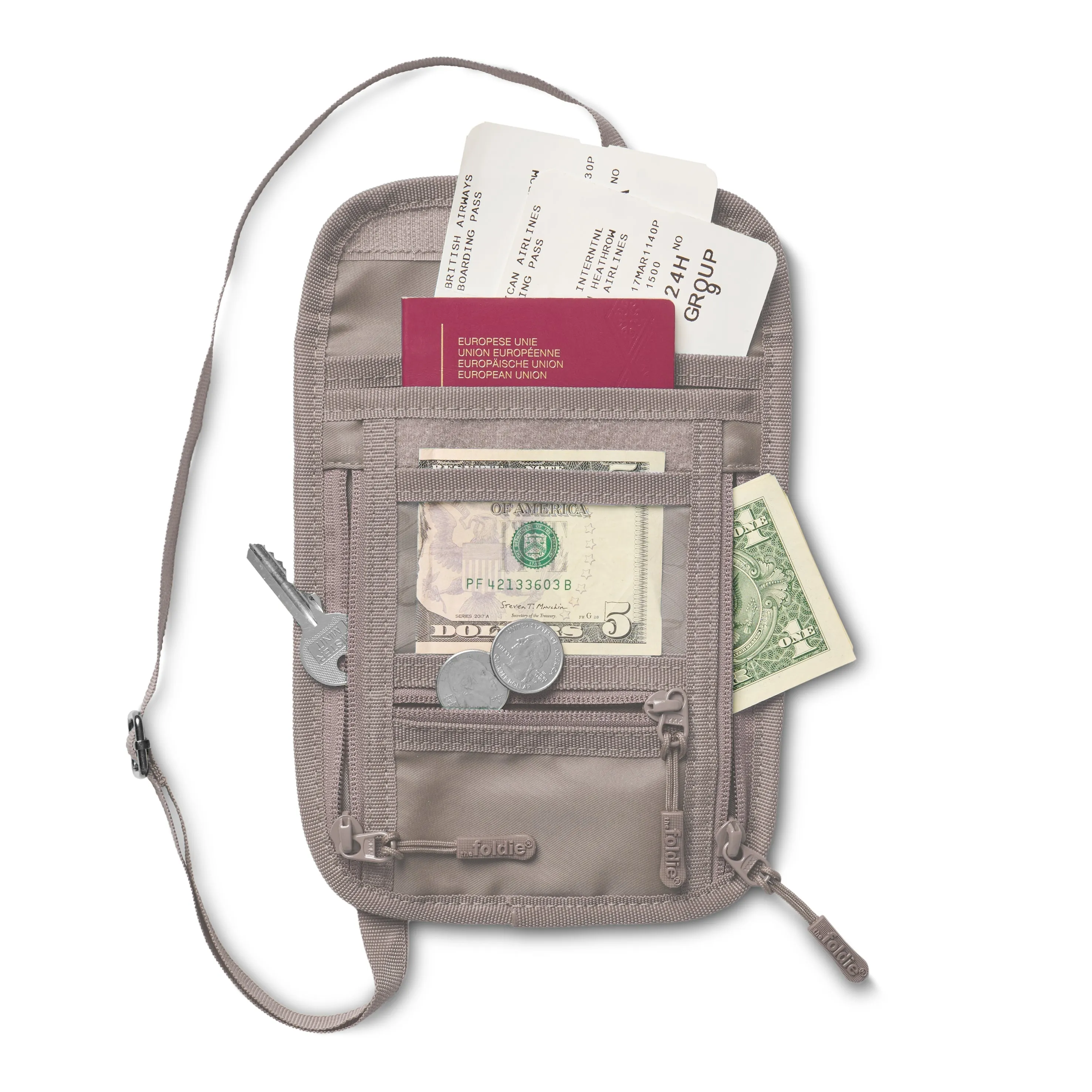 The Foldie® Travel Document Holder