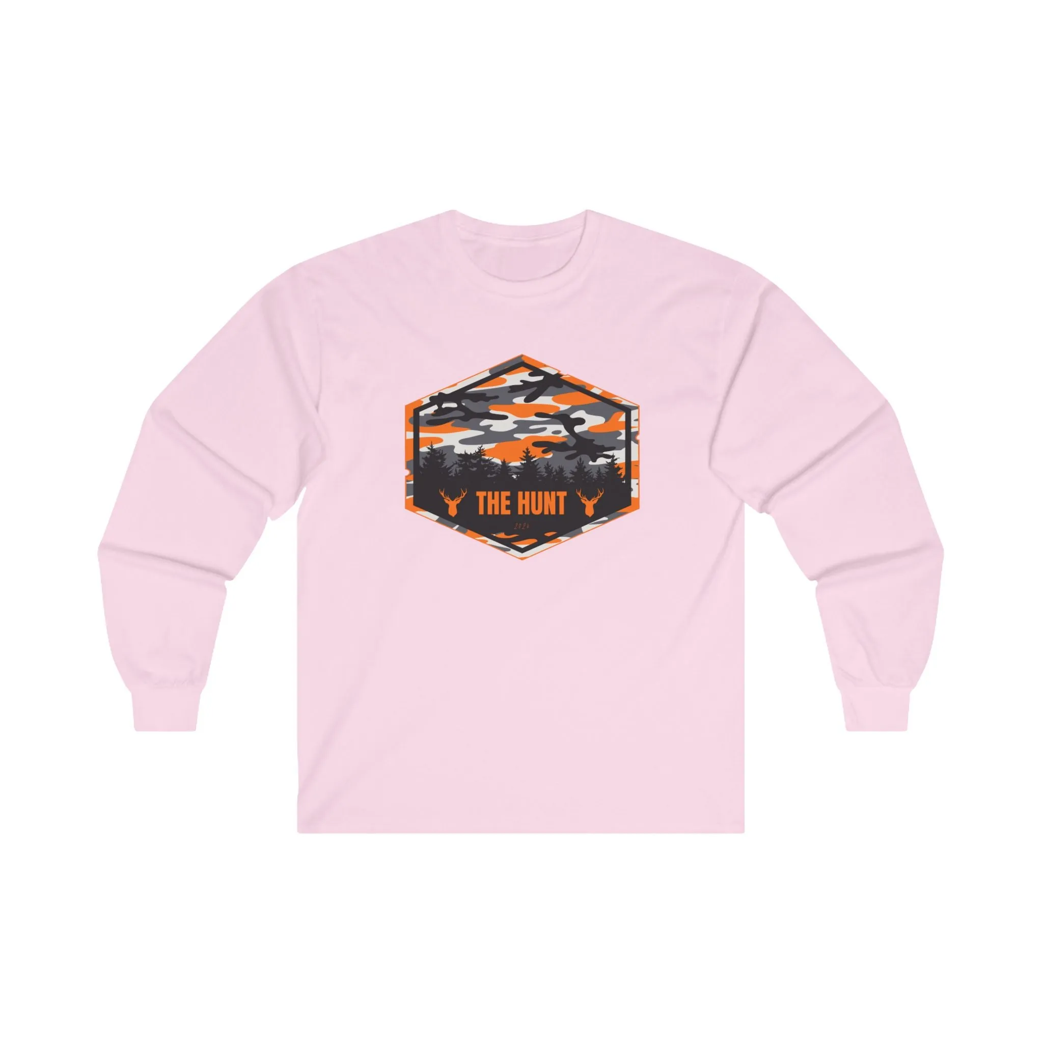 The Hunt 2024 Hunting ,Deer Camp, Family, Camping, Outdoors Event Long Sleeve Tee