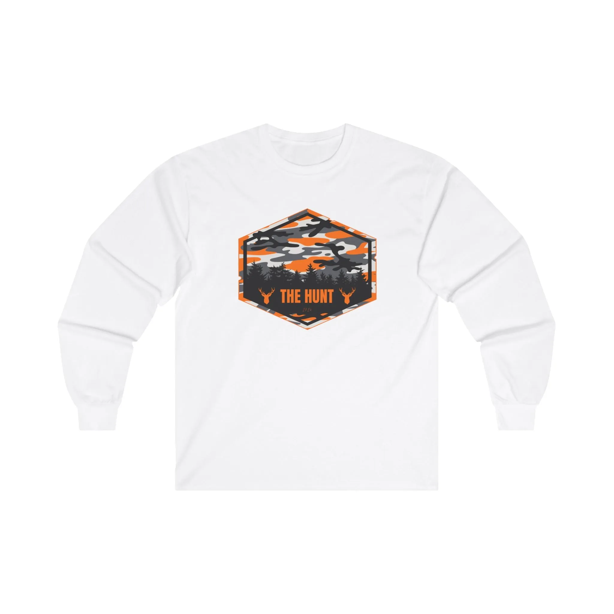 The Hunt 2024 Hunting ,Deer Camp, Family, Camping, Outdoors Event Long Sleeve Tee