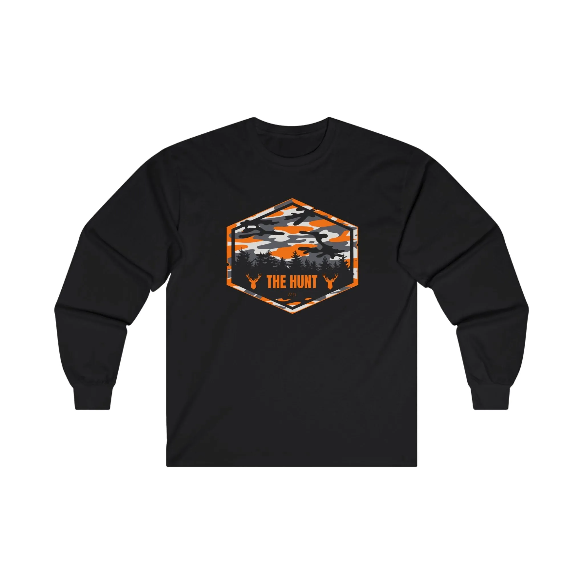 The Hunt 2024 Hunting ,Deer Camp, Family, Camping, Outdoors Event Long Sleeve Tee