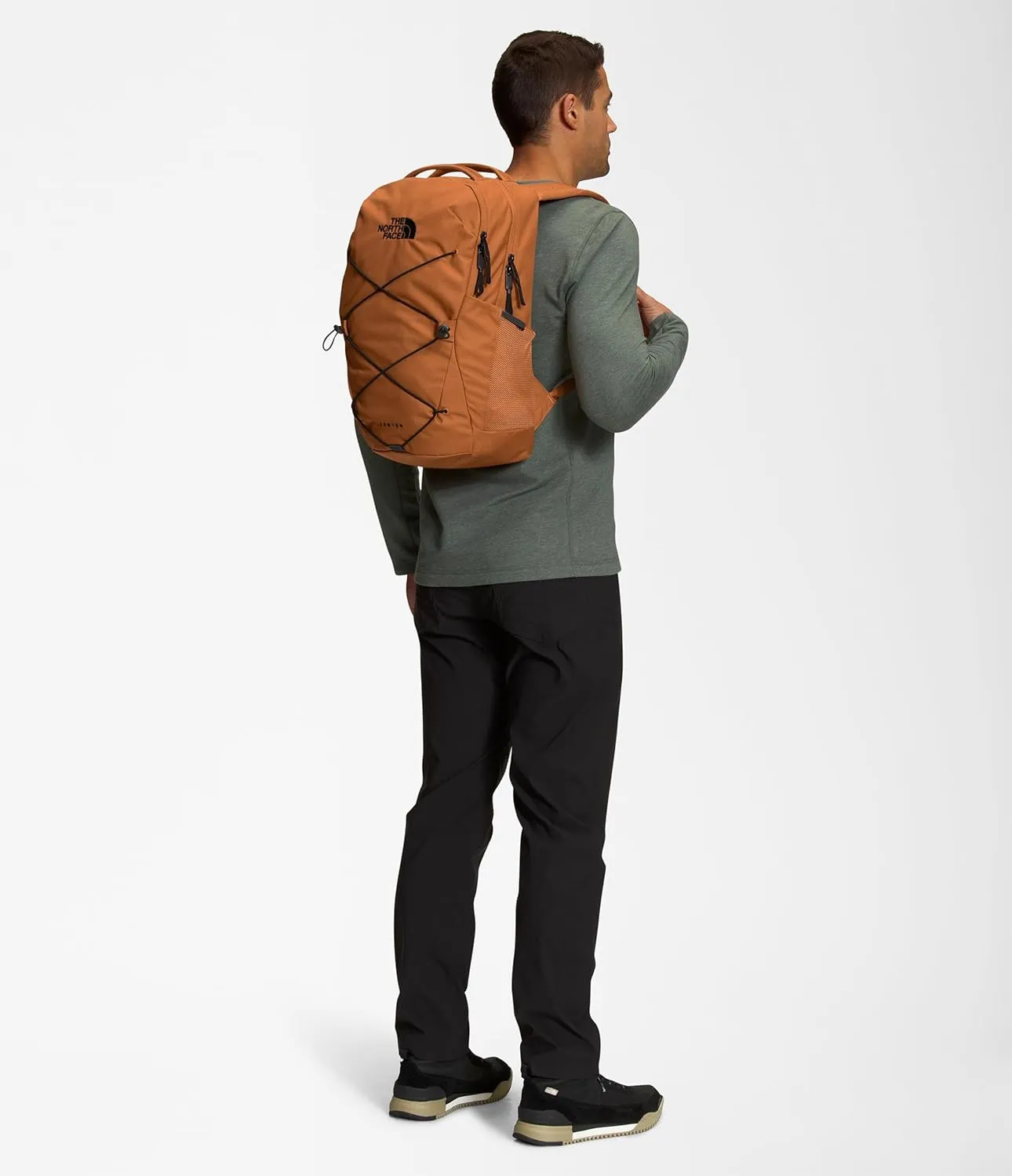 THE NORTH FACE Jester Everyday Laptop Backpack - NPF, Leather Brown/TNF Black-NPF, One Size