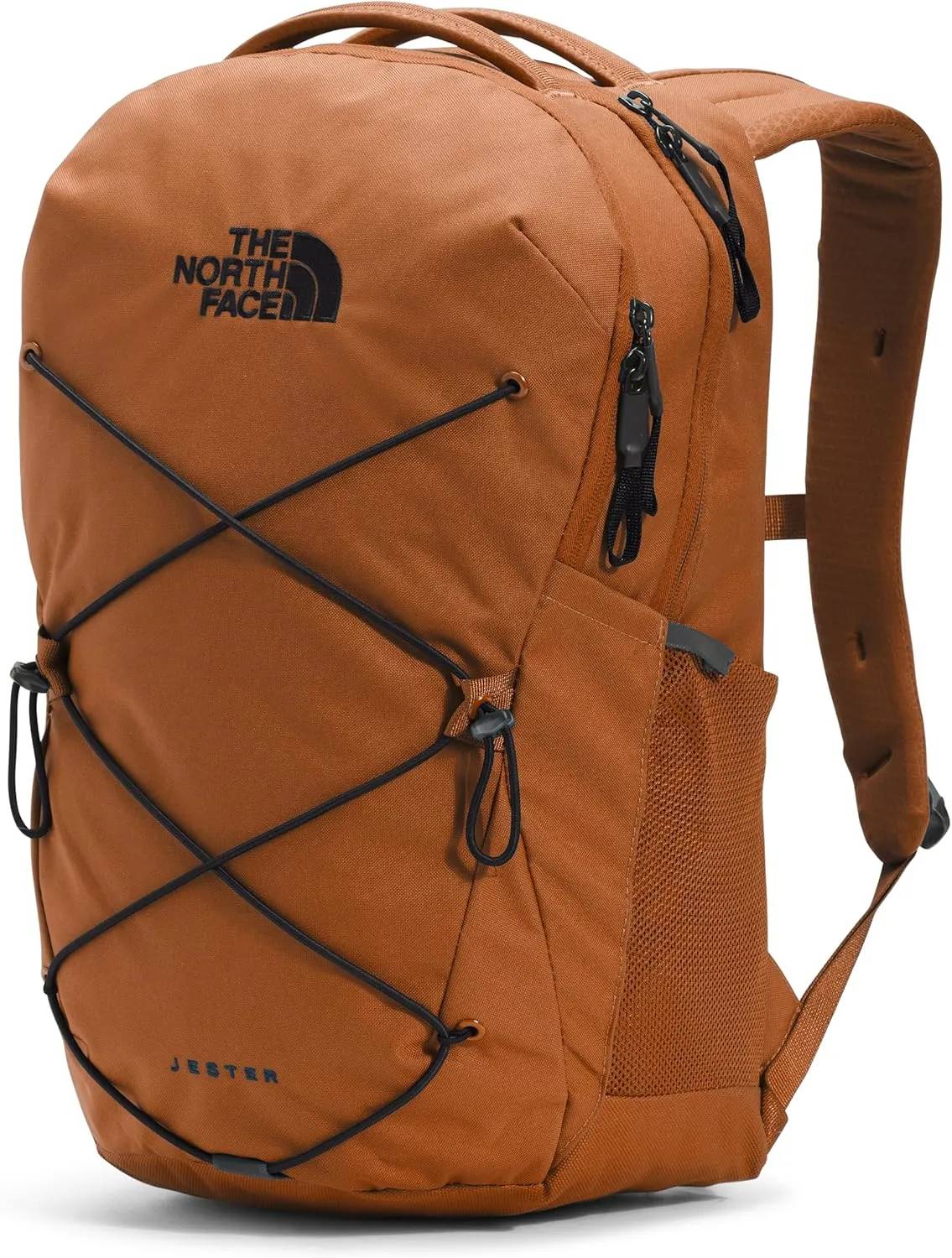 THE NORTH FACE Jester Everyday Laptop Backpack - NPF, Leather Brown/TNF Black-NPF, One Size