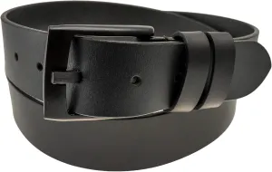 Thomas Bates Metal Free Transit Belt - Travel & TSA Friendly with Genuine Leather Hypoallergenic Strap for Men