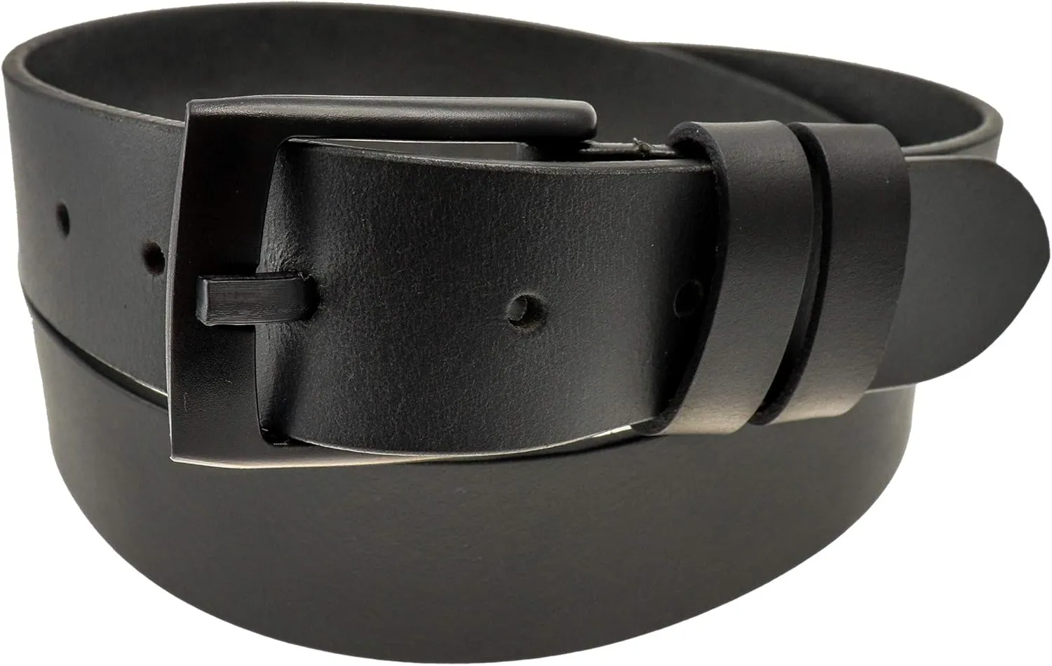 Thomas Bates Metal Free Transit Belt - Travel & TSA Friendly with Genuine Leather Hypoallergenic Strap for Men