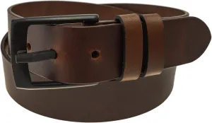 Thomas Bates Metal Free Transit Belt - Travel & TSA Friendly with Genuine Leather Hypoallergenic Strap for Men
