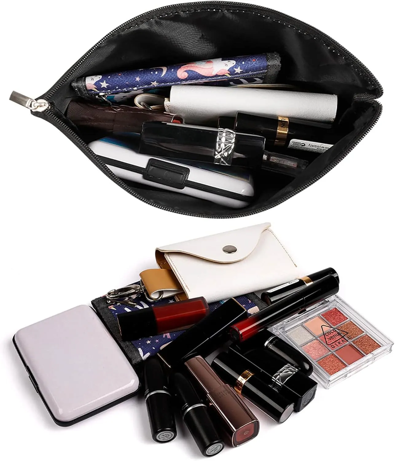 Toiletry Bag for Women Beautiful Eiffel Tower Paris Cosmetic Bag Portable Capacity Travel Makeup Bags with Zipper Lightweight Cute Beauty Makeup Organizer for Traveling, Accessories, Essentials