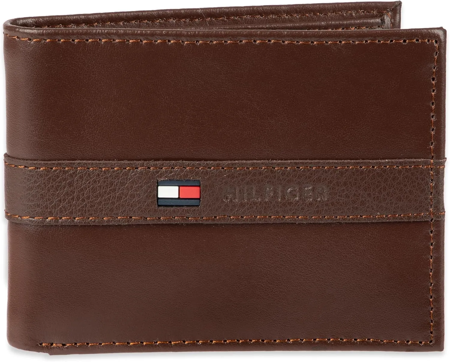 Tommy Hilfiger Men's Classic Bifold Wallet with ID Window and Multiple Card Slots