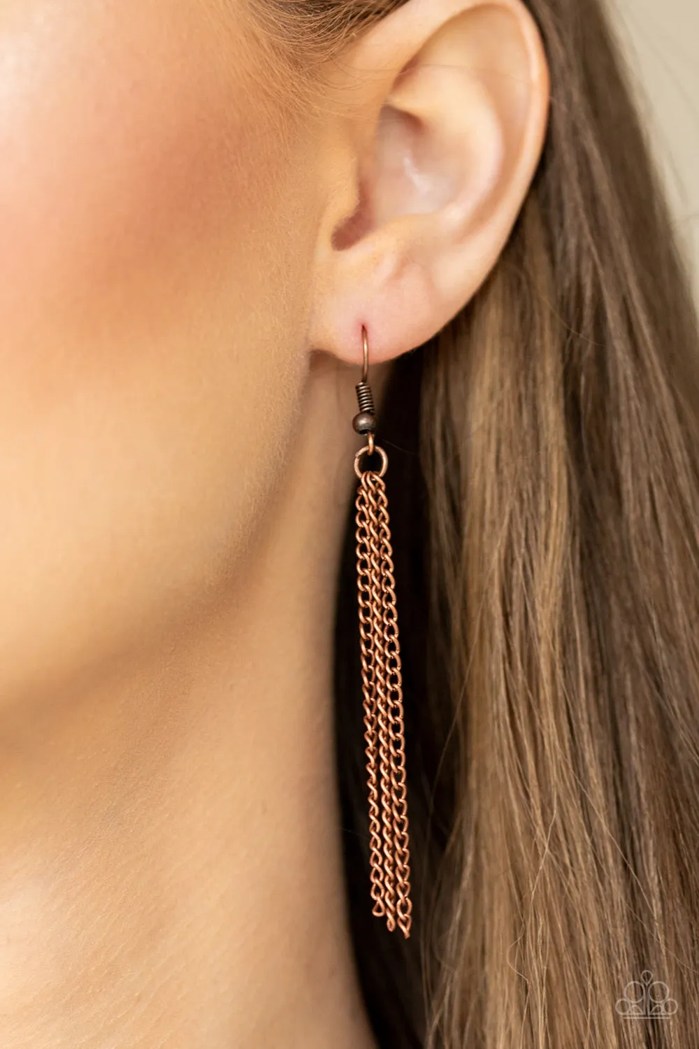 Totally Worth The TASSEL - Copper Paparazzi Accessories