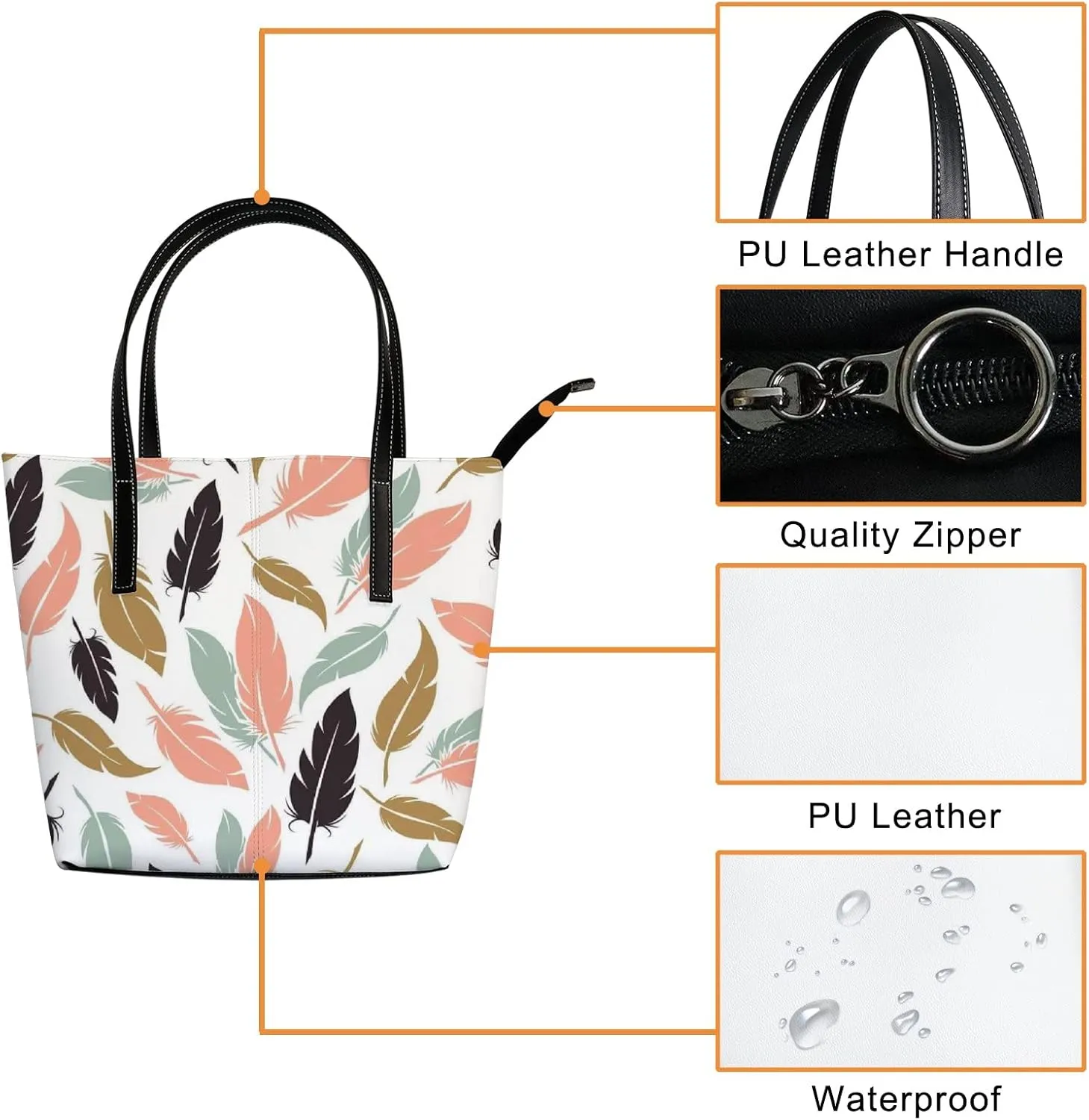 Tote Bag for Women Leather Handbags Women's Crossbody Handbags