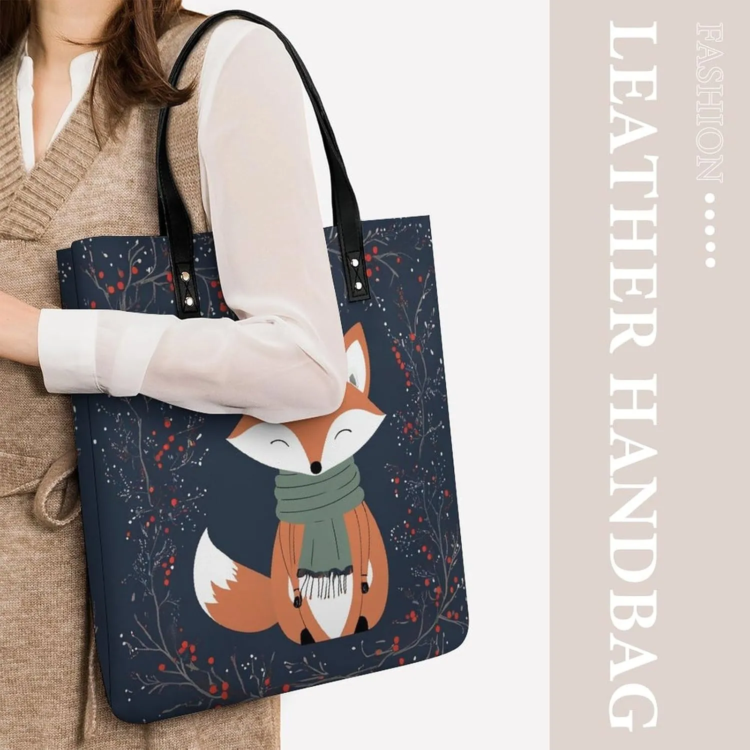 Tote Bag for Women Work Pu Leather Travel Purse and Handbags