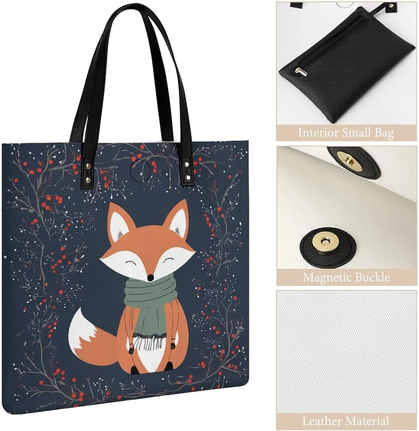 Tote Bag for Women Work Pu Leather Travel Purse and Handbags