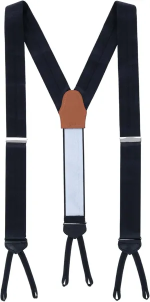 Trafalgar Classic Herringbone Formal End Silk Braces