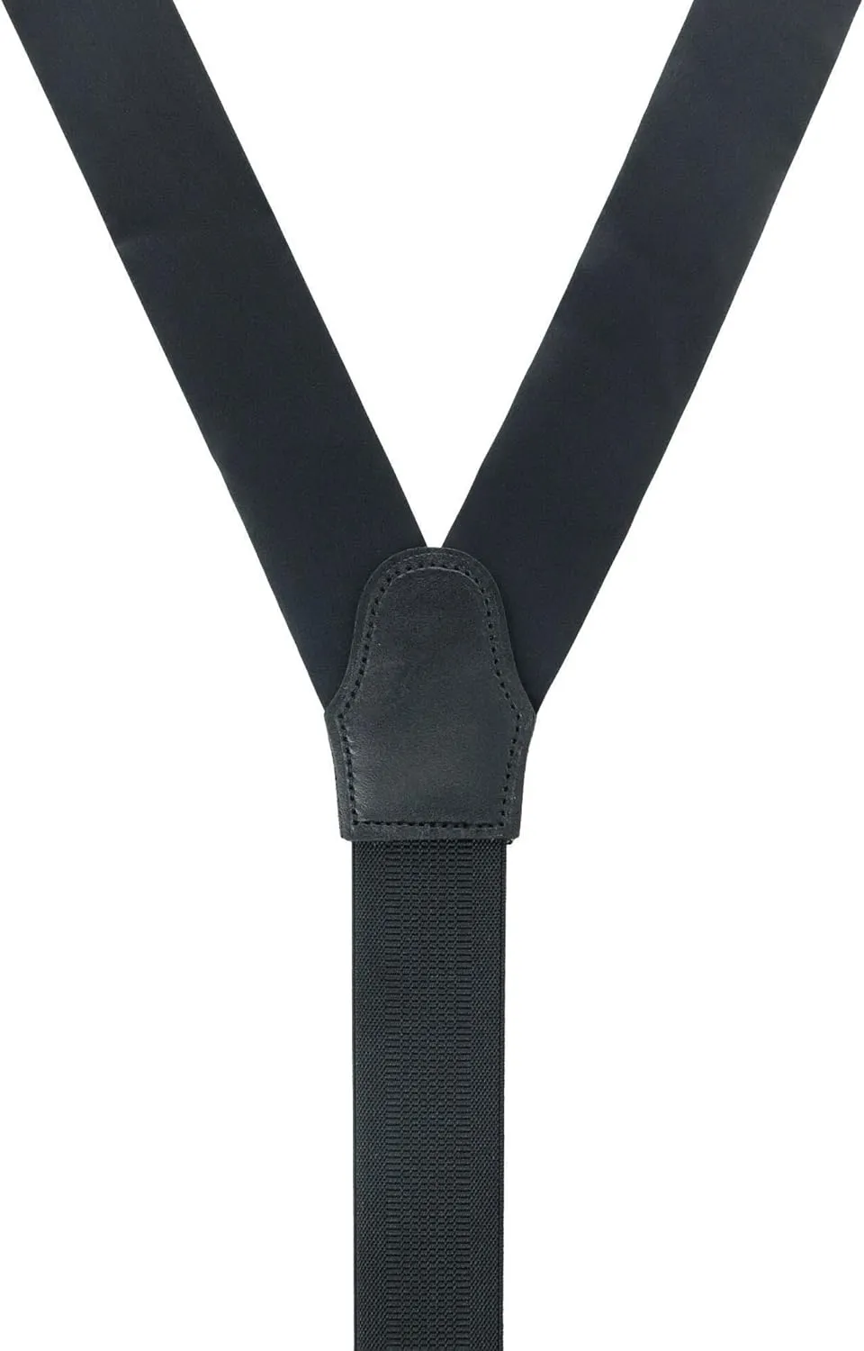 Trafalgar Sutton Solid Color Silk Formal Suspenders | Y-Back, Adjustable Braces