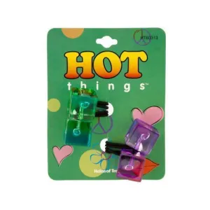 Transparent Color Cubes Ponytail Holders ( Case of 30 )