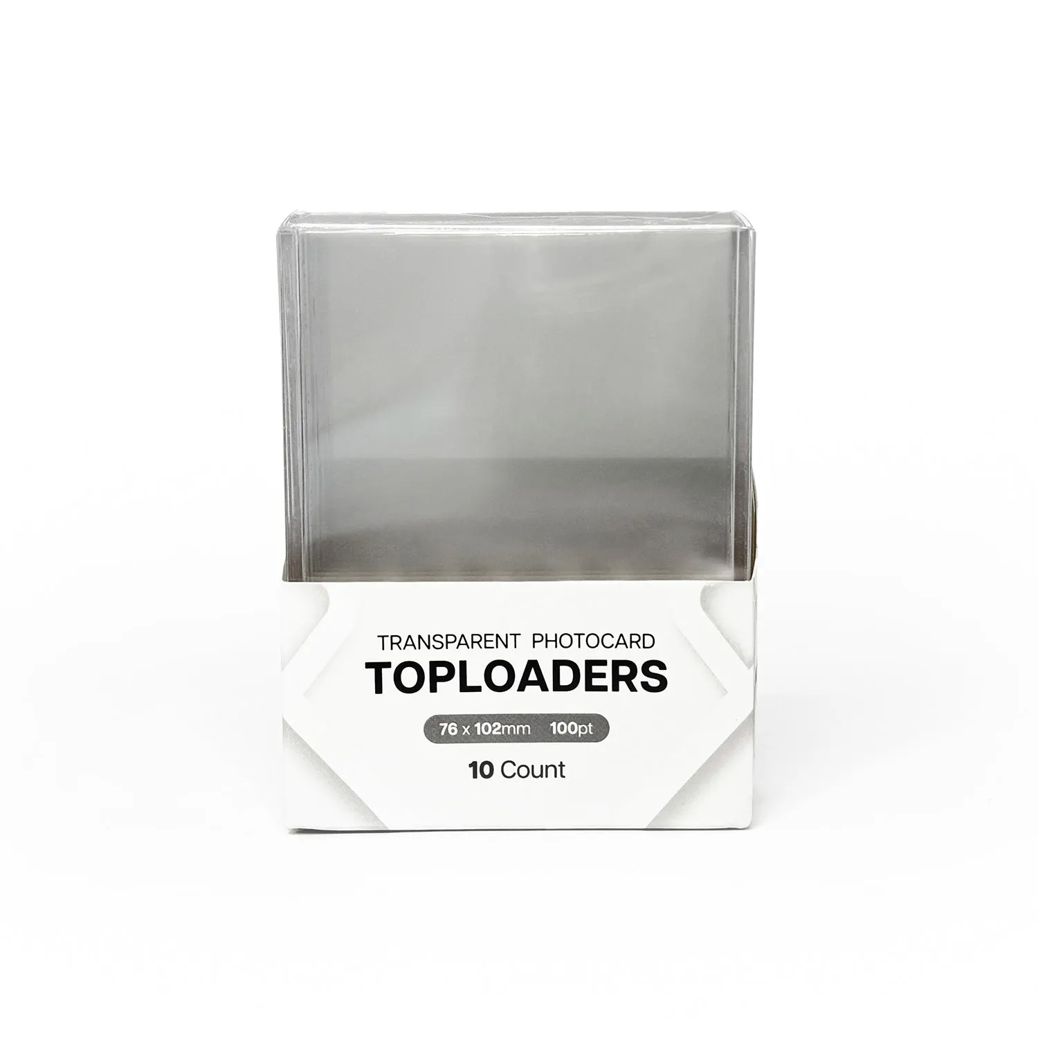 Transparent Photocard Toploaders, 76 x 102mm, 100pt [10 Count]