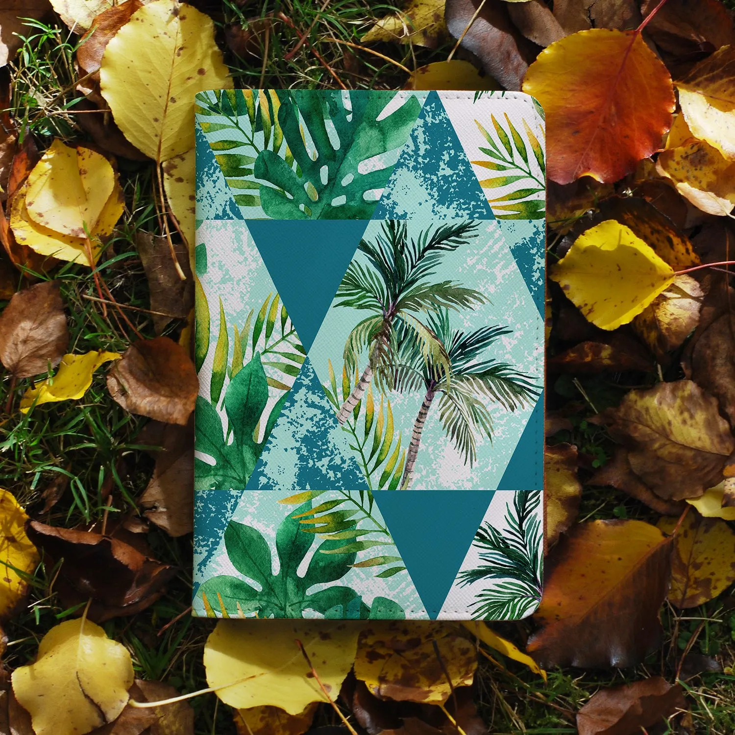 Travel Wallet - Tropical Leaves