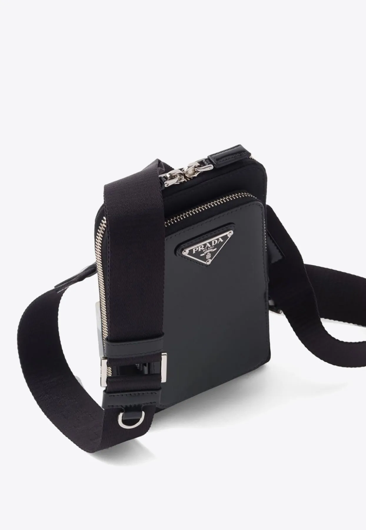 Triangle Logo Nylon Phone Holder