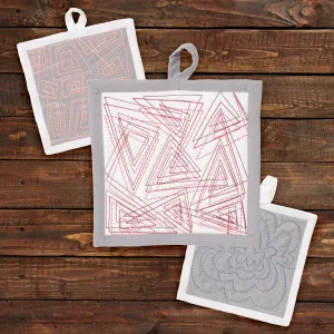 Triple Free Motion Pot Holders