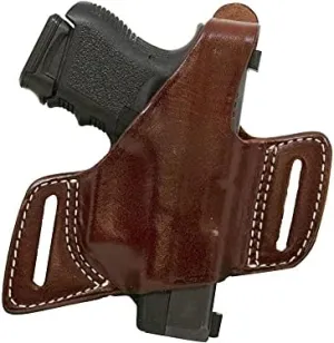 Triple K 420 Secret Agent OWB Holster Right Hand Canik TP9SA Leather Walnut