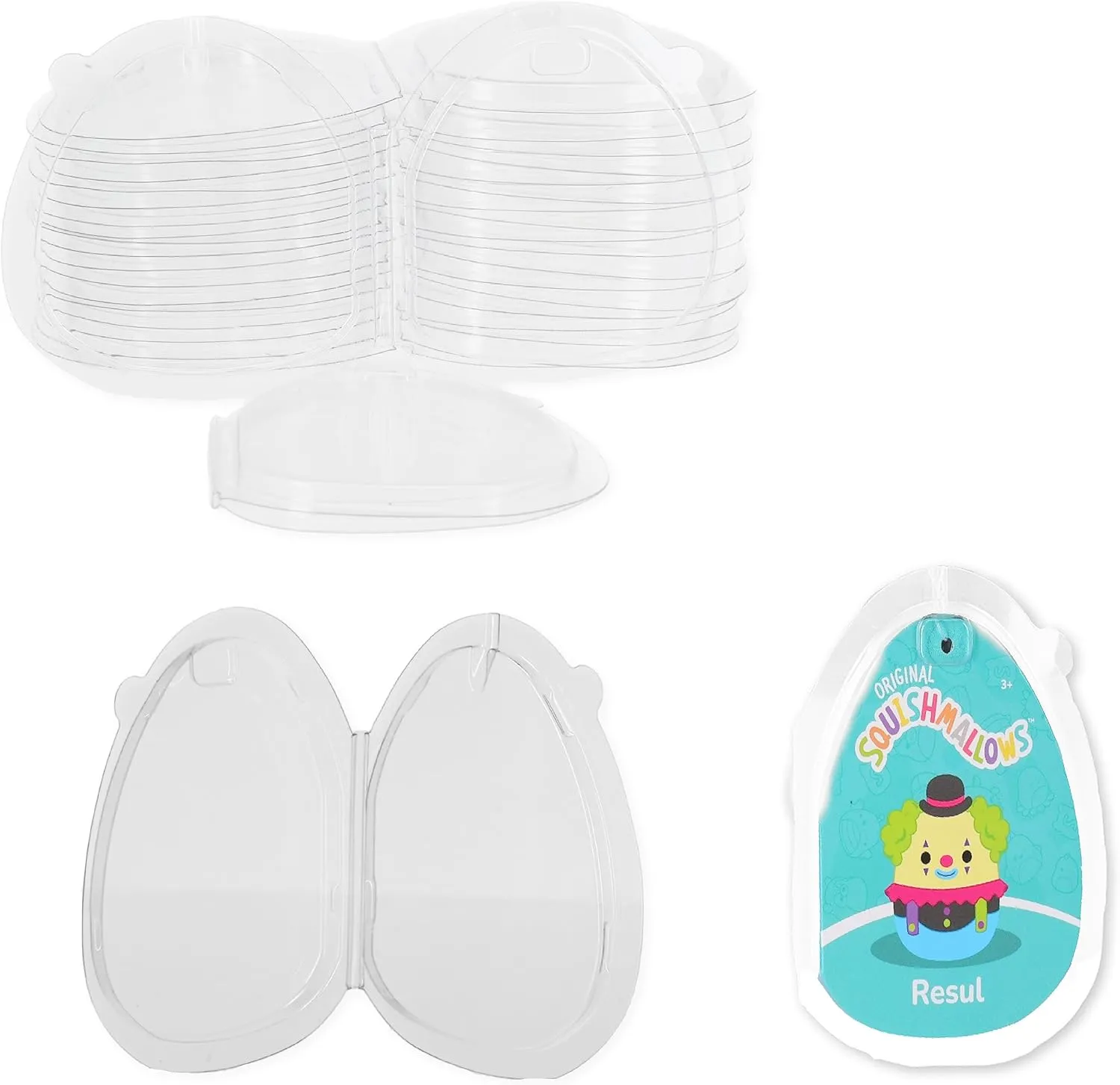 UCC Distributing "Squish Safe Ultimate Tag Protector for: 3.5" Clips, 5", 8" & 12" Plush Toy - 24ct. Lot Bundle