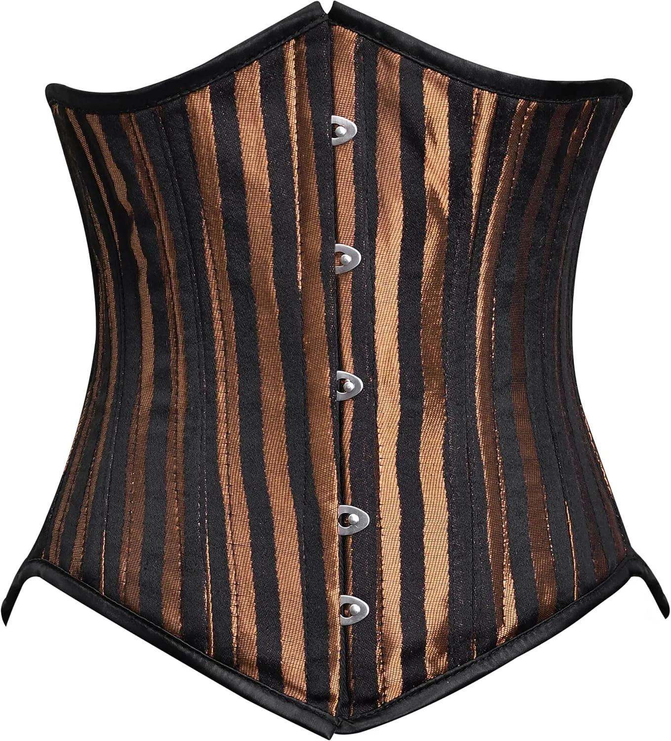 Underbust corset tops women made with Brocade Steel boned Women's lingerie Polyester Lace with Hook