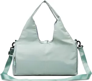 Unisex Solid - Color Oxford Cloth Yoga, Sports, and Travel Bag (20-35L) - Multiple Colors Available (cyan)