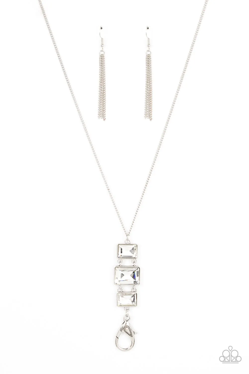 Uptown Totem - White Paparazzi Accessories