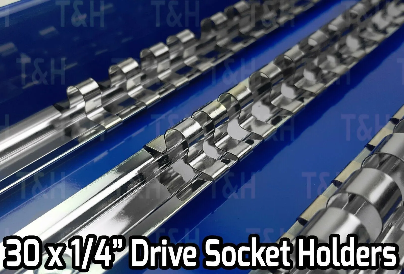 US PRO 110 CLIP & BIT 1/4" & 3/8" & 1/2" DRIVE SOCKET RAILS