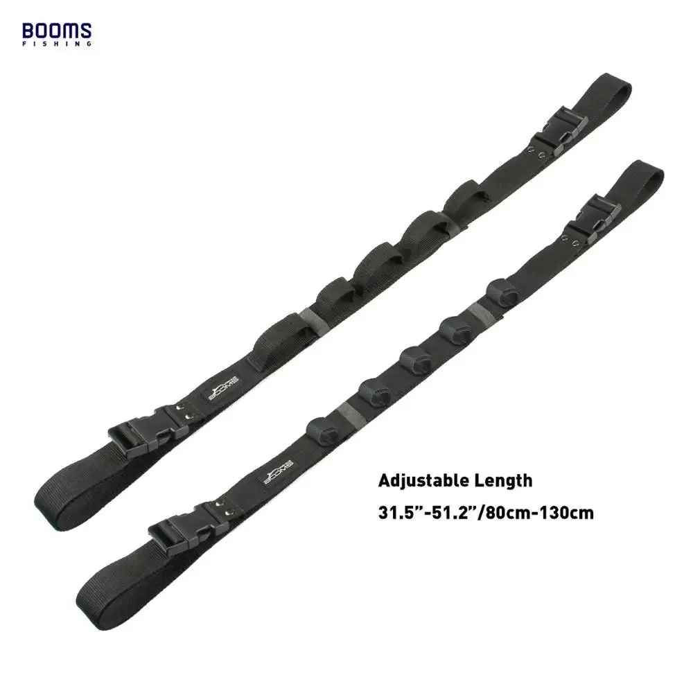 Vehicle Rod Carrier Rod Holder Belt Strap With Tie Suspenders Wrap Fishing