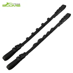 Vehicle Rod Carrier Rod Holder Belt Strap With Tie Suspenders Wrap Fishing