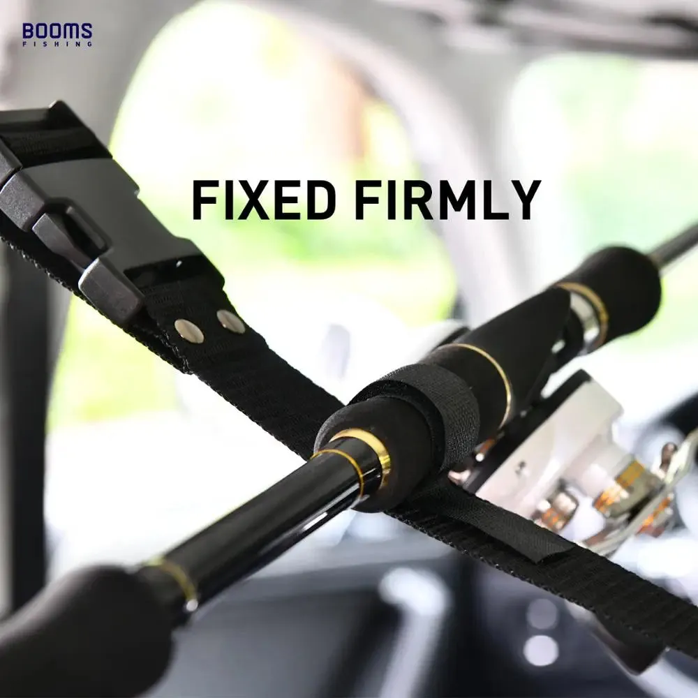 Vehicle Rod Carrier Rod Holder Belt Strap With Tie Suspenders Wrap Fishing