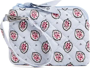 Vera Bradley Cotton Clip & Zip Mini Pouch Wallet, Magnifique Leaf