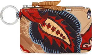 Vera Bradley Performance Twill Zip Id Case Wallet, Botanical Beauty