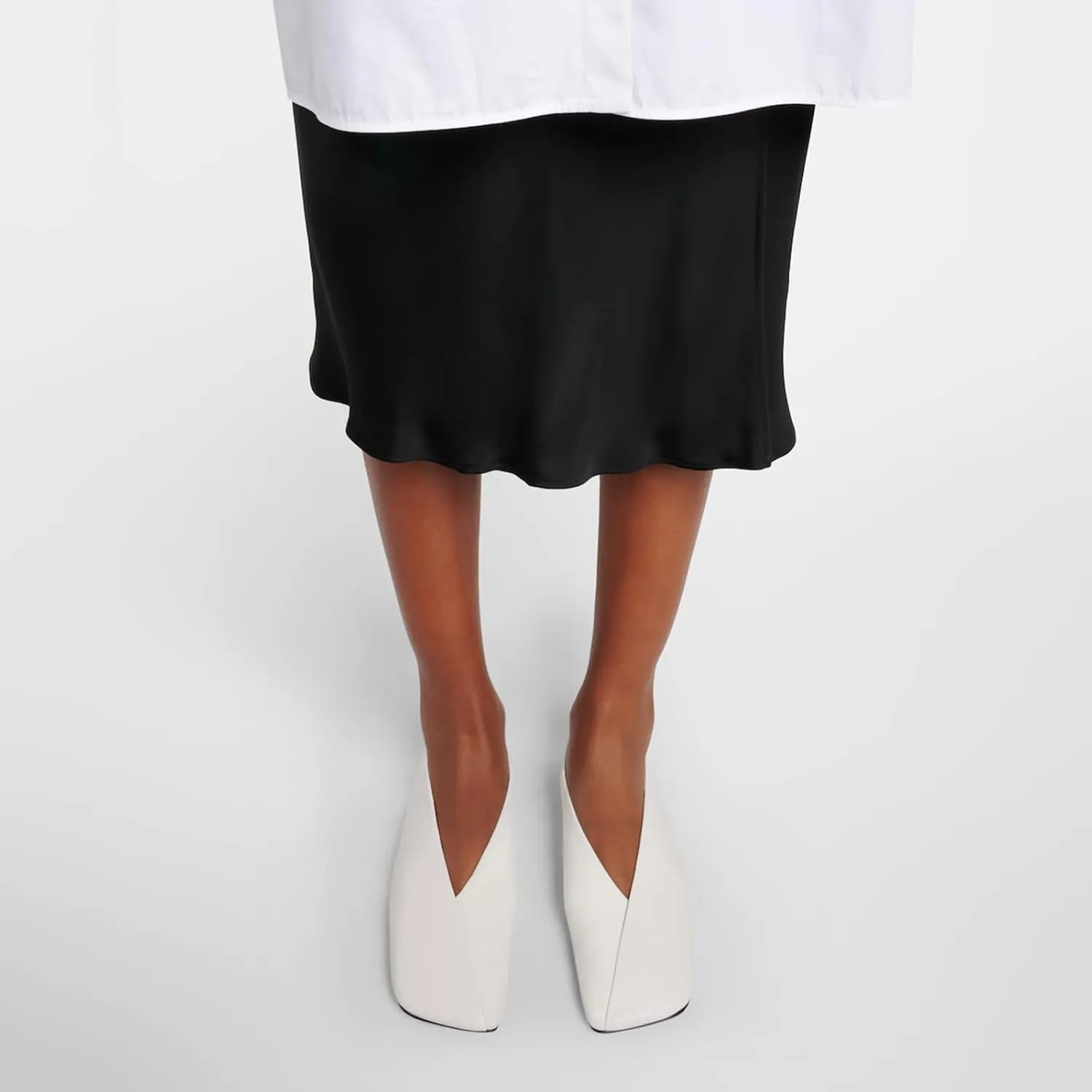 Vertundy Leather Ballet Flats for Women Square Toe Slip On Loafer Shoes Comfortable Dress Work Ballerina Flats for Casual Two-Tone